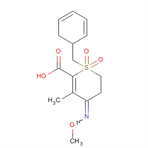 Molecular Structure of 156780-89-1 (2H-1-Benzothiopyran-6-carboxylic acid,
3,4-dihydro-4-(methoxyimino)-5-methyl-, 1,1-dioxide)