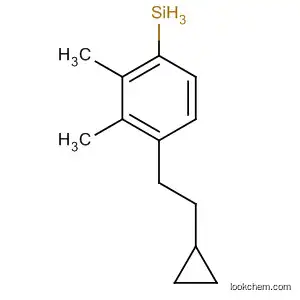 Molecular Structure of 160823-79-0 (Silane, (2-cyclopropylethyl)dimethylphenyl-)