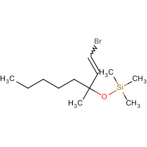 Molecular Structure of 161718-32-7 (Silane, [[1-(2-bromoethenyl)-1-methylhexyl]oxy]trimethyl-)