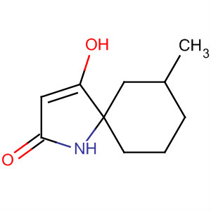 Molecular Structure of 161719-94-4 (1-Azaspiro[4.5]dec-3-en-2-one, 4-hydroxy-7-methyl-)
