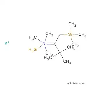 Molecular Structure of 161876-19-3 (Silanamine,
N-[2,2-dimethyl-1-[(trimethylsilyl)methyl]propylidene]-1,1,1-trimethyl-,
ion(1-), potassium)