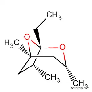 Molecular Structure of 162428-76-4 (2,8-Dioxabicyclo[3.2.1]octane, 1-ethyl-3,5,7-trimethyl-, (1S,3R,5R,7R)-)