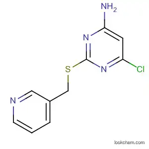 Molecular Structure of 166751-84-4 (4-Pyrimidinamine, 6-chloro-2-[(3-pyridinylmethyl)thio]-)