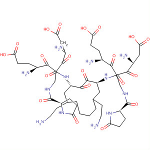 Molecular Structure of 166976-89-2 (L-Lysine,
4,4'-(1,4-butanediyl)bis[5-oxo-L-prolyl-L-a-glutamyl-L-a-aspartylglycyl-)
