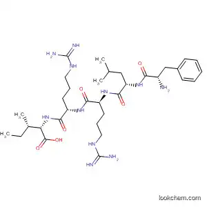 Molecular Structure of 166984-16-3 (L-Isoleucine, L-phenylalanyl-L-leucyl-L-arginyl-L-arginyl-)