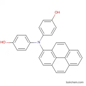 Molecular Structure of 167100-14-3 (Phenol, 4,4'-(1-pyrenylimino)bis-)