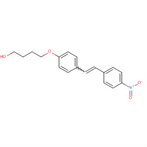 Molecular Structure of 167387-73-7 (1-Butanol, 4-[4-[2-(4-nitrophenyl)ethenyl]phenoxy]-, (E)-)