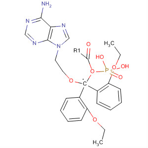 Molecular Structure of 168537-52-8 (Phosphonic acid, [[2-(6-amino-9H-purin-9-yl)ethoxy]methyl]-,
bis(2-ethoxyphenyl) ester)