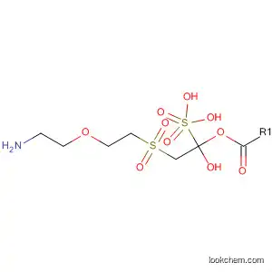 Molecular Structure of 172416-26-1 (Ethanol, 2-[[2-(2-aminoethoxy)ethyl]sulfonyl]-, hydrogen sulfate (ester))