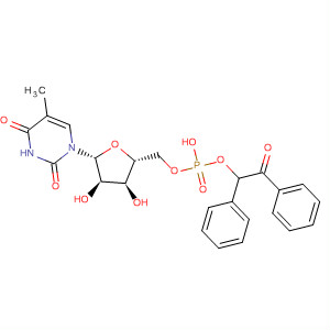 Molecular Structure of 172504-75-5 (5'-Thymidylic acid, mono(2-oxo-1,2-diphenylethyl) ester)