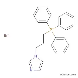Molecular Structure of 172535-21-6 (Phosphonium, [3-(1H-imidazol-1-yl)propyl]triphenyl-, bromide)