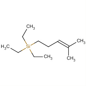 Molecular Structure of 172609-00-6 (Silane, triethyl(4-methyl-3-pentenyl)-)