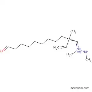 Molecular Structure of 174413-01-5 (Undecanal, 2-ethenyl-2-methyl-, dimethylhydrazone)