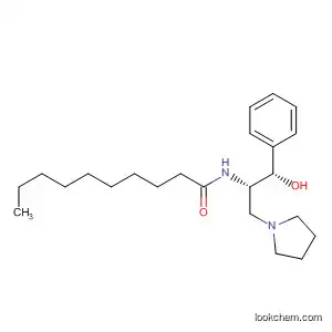 Molecular Structure of 175208-73-8 (Decanamide,
N-[(1S,2S)-2-hydroxy-2-phenyl-1-(1-pyrrolidinylmethyl)ethyl]-)