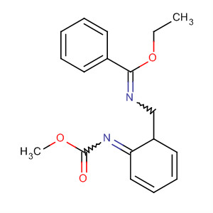 Molecular Structure of 176749-39-6 (Benzenecarboximidic acid, N-[[(methoxycarbonyl)imino]phenylmethyl]-,
ethyl ester)