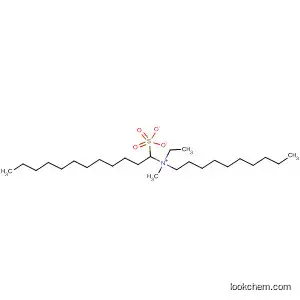 Molecular Structure of 181875-97-8 (1-Decanaminium, N-decyl-N-ethyl-N-methyl-, ethyl sulfate)