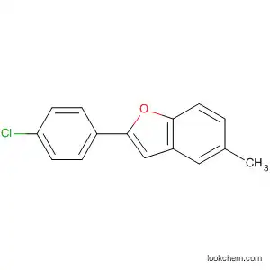 Molecular Structure of 183589-29-9 (Benzofuran, 2-(4-chlorophenyl)-5-methyl-)
