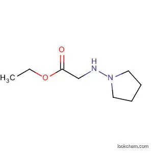 Molecular Structure of 183598-07-4 (Glycine, N-1-pyrrolidinyl-, ethyl ester)