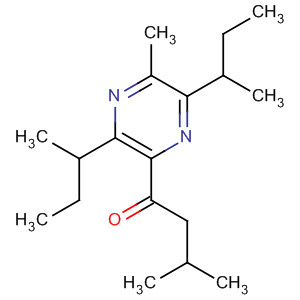 Molecular Structure of 183601-96-9 (1-Butanone, 3-methyl-1-[5-methyl-3,6-bis(1-methylpropyl)pyrazinyl]-)