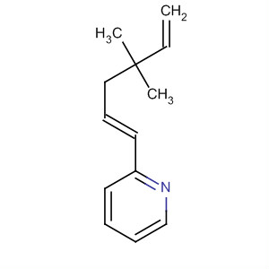 Molecular Structure of 183615-78-3 (Pyridine, 2-(4,4-dimethyl-1,5-hexadienyl)-, (E)-)