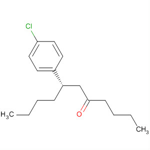 Molecular Structure of 183616-05-9 (5-Undecanone, 7-(4-chlorophenyl)-, (S)-)