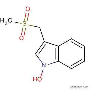 Molecular Structure of 183621-67-2 (1H-Indole, 1-hydroxy-3-[(methylsulfonyl)methyl]-)