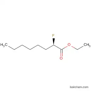 Molecular Structure of 183623-90-7 (Octanoic acid, 2-fluoro-, ethyl ester, (R)-)