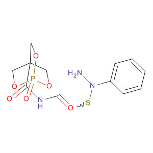 2,6,7-Trioxa-1-phosphabicyclo[2.2.2]octane-4-carboxamide, N-[(2-phenylhydrazino)thioxomethyl]-, 1-oxide