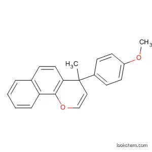 Molecular Structure of 183662-06-8 (4H-Naphtho[1,2-b]pyran, 4-(4-methoxyphenyl)-4-methyl-)