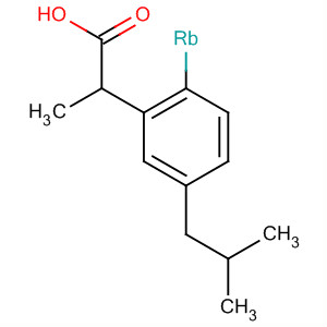 Molecular Structure of 183664-37-1 (Benzeneacetic acid, a-methyl-4-(2-methylpropyl)-, rubidium salt)