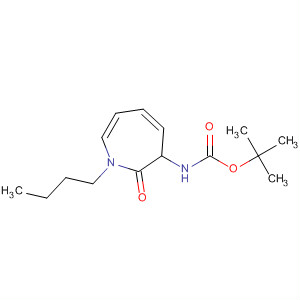 Molecular Structure of 183665-87-4 (Carbamic acid, (1-butylhexahydro-2-oxo-1H-azepin-3-yl)-,
1,1-dimethylethyl ester, (S)-)