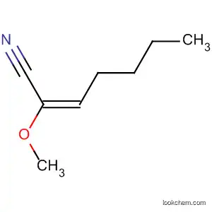 Molecular Structure of 99765-35-2 (2-Heptenenitrile, 2-methoxy-, (E)-)