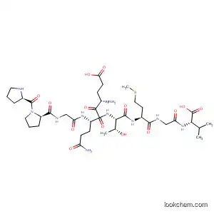 Molecular Structure of 183882-09-9 (L-Valine,
L-prolyl-L-prolylglycyl-L-a-glutamyl-L-glutaminyl-L-threonyl-L-methionylglyc
yl-)
