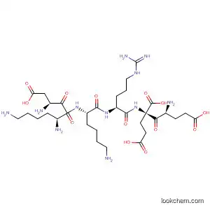 Molecular Structure of 183898-47-7 (L-Glutamic acid, L-a-aspartyl-L-lysyl-L-lysyl-L-arginyl-L-a-glutamyl-)