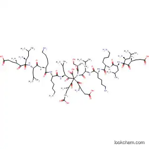 Molecular Structure of 184016-08-8 (Glycine,
L-seryl-L-a-glutamyl-L-a-glutamyl-L-leucyl-L-leucyl-L-lysyl-L-lysyl-L-leucyl-L-
a-glutamyl-L-a-glutamyl-L-leucyl-L-leucyl-L-lysyl-L-lysyl-L-leucyl-)