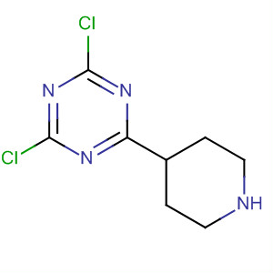 Molecular Structure of 184479-96-7 (1,3,5-Triazine, 2,4-dichloro-6-(4-piperidinyl)-)