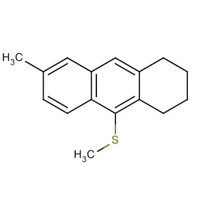 Molecular Structure of 184480-15-7 (Anthracene, 1,2,3,4-tetrahydro-6-methyl-9-(methylthio)-)