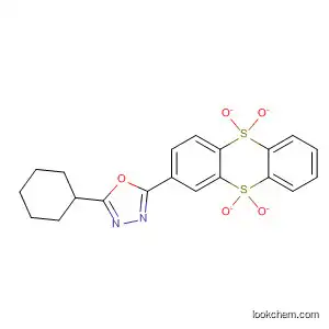 Molecular Structure of 184529-05-3 (1,3,4-Oxadiazole, 2-cyclohexyl-5-(5,5,10,10-tetraoxido-2-thianthrenyl)-)