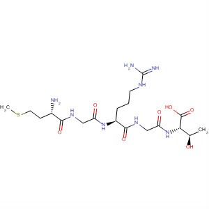 Molecular Structure of 184633-75-8 (L-Threonine, L-methionylglycyl-L-arginylglycyl-)