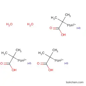 Molecular Structure of 184828-73-7 (Propanoic acid, 2-methyl-, lead(2+) salt, hydrate (3:2))