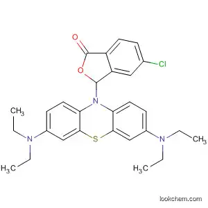 Molecular Structure of 184833-54-3 (1(3H)-Isobenzofuranone,
3-[3,7-bis(diethylamino)-10H-phenothiazin-10-yl]-5-chloro-)