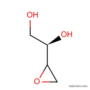 Molecular Structure of 184845-13-4 (1,2-Ethanediol, 1-(2R)-oxiranyl-, (1R)-)
