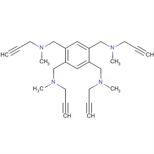 Molecular Structure of 184847-25-4 (2-Propyn-1-amine,
3,3',3'',3'''-(1,2,4,5-benzenetetrayl)tetrakis[N,N-dimethyl-)