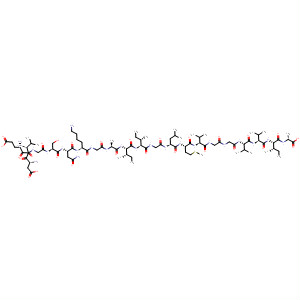 Molecular Structure of 184865-05-2 (L-Alanine,
L-a-glutamyl-L-a-aspartyl-L-valylglycyl-L-seryl-L-asparaginyl-L-lysylglycyl-L
-alanyl-L-isoleucyl-L-isoleucylglycyl-L-leucyl-L-methionyl-L-valylglycylglycyl-
L-valyl-L-valyl-L-isoleucyl-)