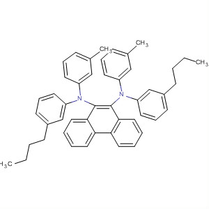 Molecular Structure of 184865-78-9 (9,10-Phenanthrenediamine,
N,N'-bis(3-butylphenyl)-N,N'-bis(3-methylphenyl)-)