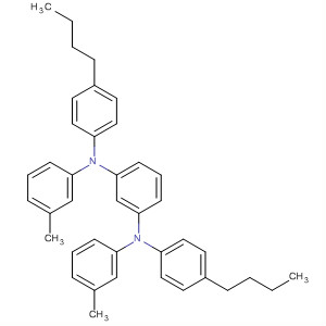 Molecular Structure of 184865-87-0 (1,3-Benzenediamine, N,N'-bis(4-butylphenyl)-N,N'-bis(3-methylphenyl)-)