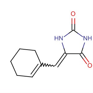 Molecular Structure of 184887-92-1 (2,4-Imidazolidinedione, 5-(1-cyclohexen-1-ylmethylene)-)