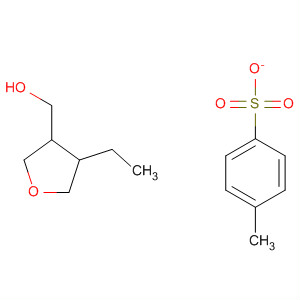 Molecular Structure of 184888-22-0 (3-Furanmethanol, 4-ethyltetrahydro-, 4-methylbenzenesulfonate)