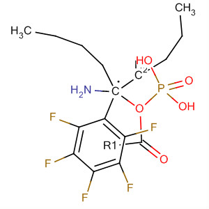 Molecular Structure of 184953-86-4 (Phosphonic acid, [amino(pentafluorophenyl)methyl]-, dibutyl ester)