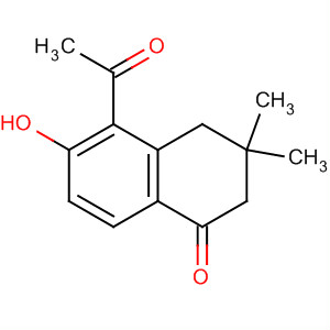 Molecular Structure of 184955-32-6 (1(2H)-Naphthalenone, 5-acetyl-3,4-dihydro-6-hydroxy-3,3-dimethyl-)